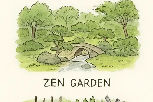 garden_type_4 Zen garden idea for peaceful spaces