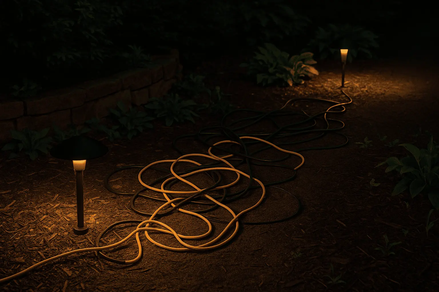 lighting mistake2 pathway lighting mistake in front yard