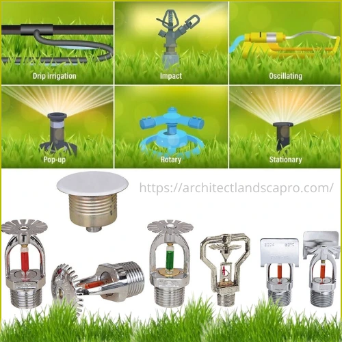 Votre texte de paragraphe (17) Sprinkler system watering grass evenly